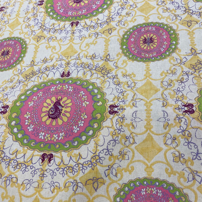 Pernilla’s Journey Linen Suzanie By Tina Givens For Free Spirit. 45% Cotton And 55% Linen. Color Is Lemon Cream