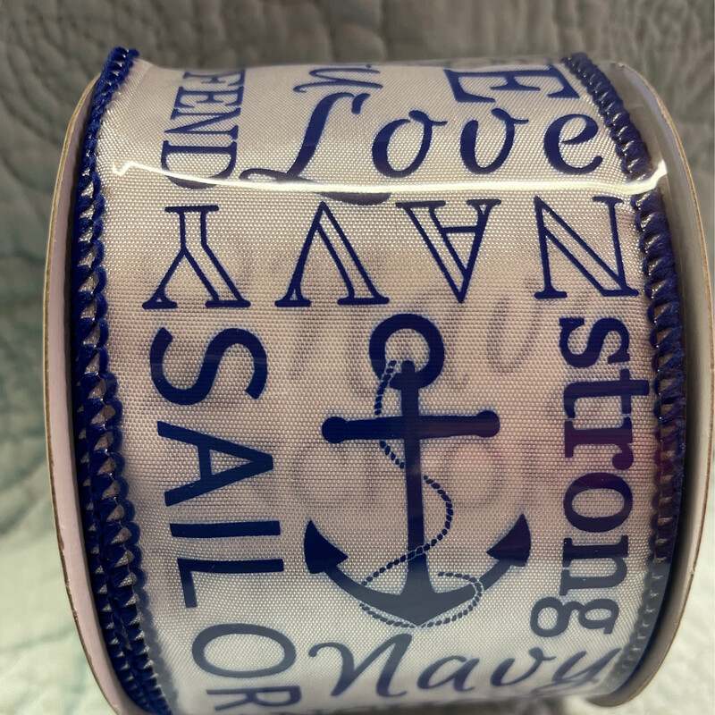 Navy On White