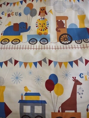 The Circus Screen Print Fabric by Marie Perkins for Robert Kaufman