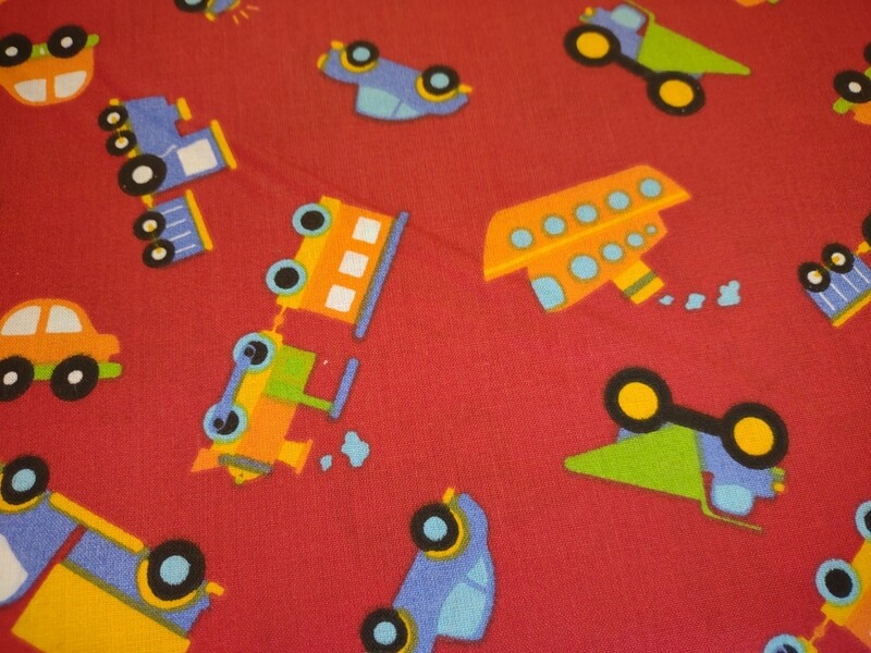 Transportation Print Fabric