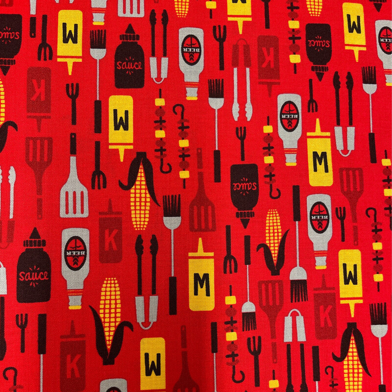 Peace Love & Bbq By Emily Dumas For Henry Glass Fabrics