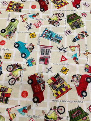 It’s A Shop Hop By Desiree Designs For Quilting Treasures Fabrics