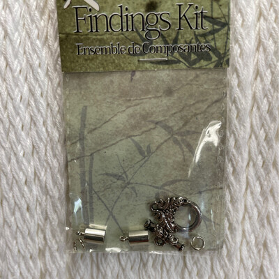 Kumihimo Findings Kit ~ Silver
