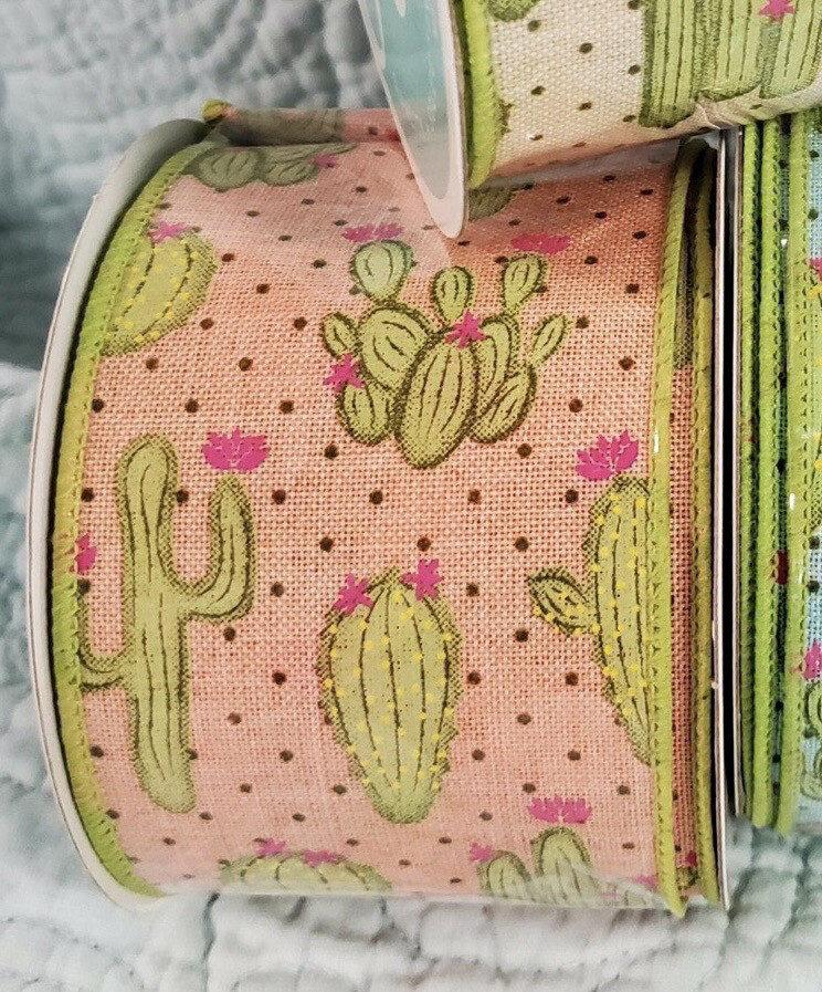Cactus Ribbon 2.5" x 10 Yards Coral