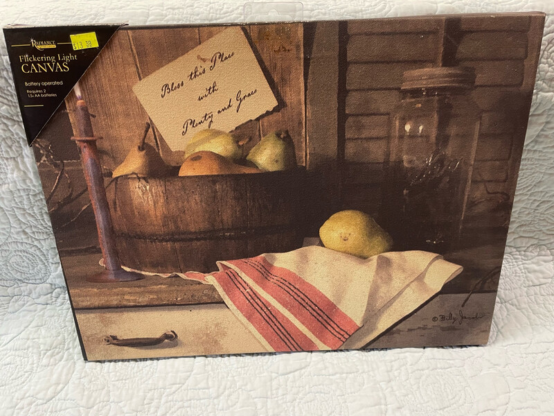 Bless This Place Lighted Canvas By Billy Jacobs