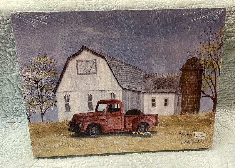 Spring Rain Lighted Canvas By Billy Jacobs