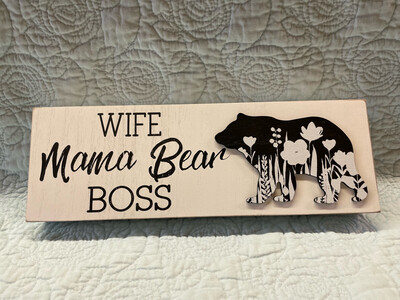 Mama Bear Boss Block 