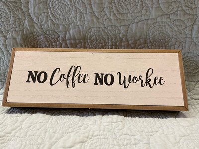 Coffee Block Sign