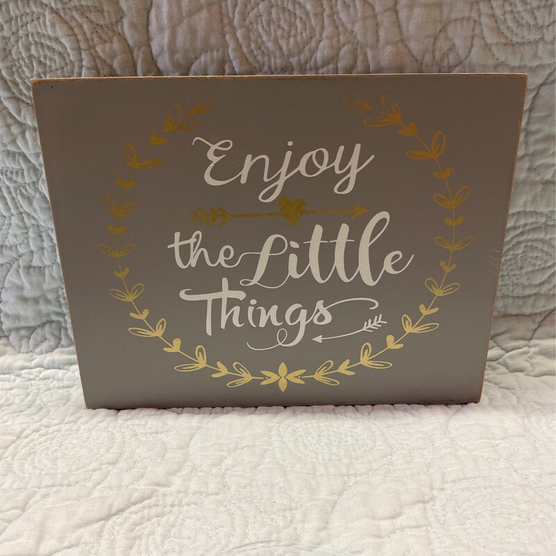 Enjoy Block Sign