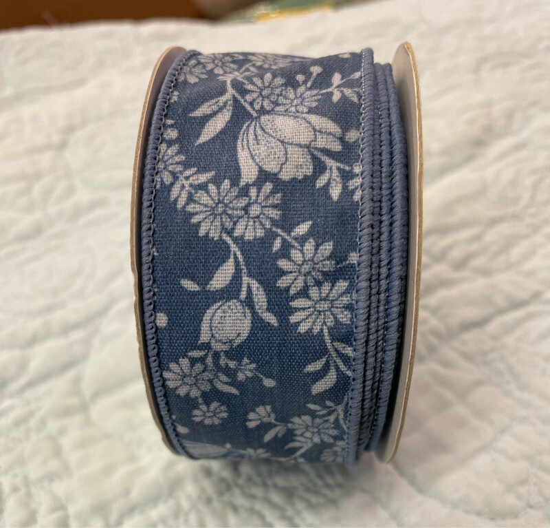 Vintage Blue Floral