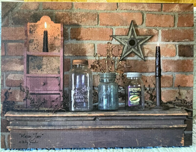 Mason Jars Canvas Print By Billy Jacobs