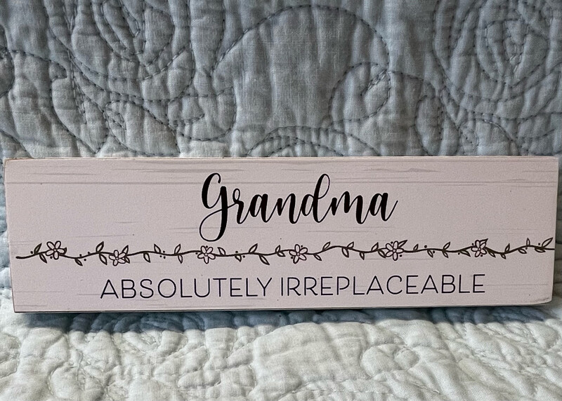 Grandma Wood Block