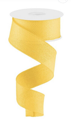 Sun Yellow 1.5” X 10 Yds. Royal Ribbon