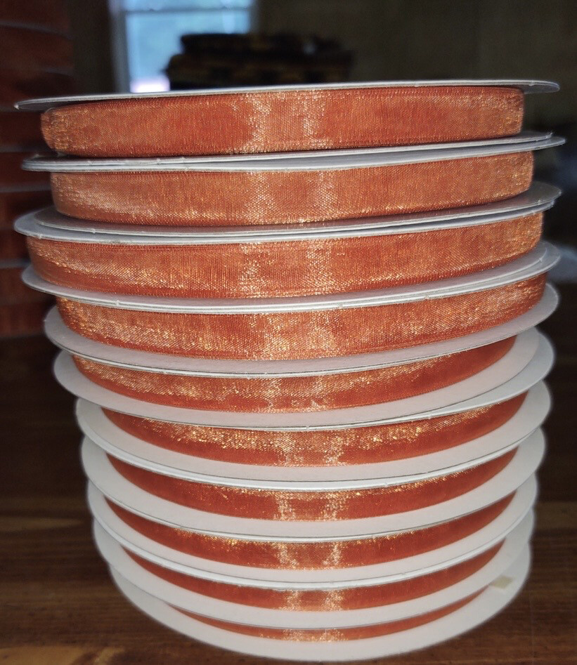 Copper 3/8" x 100 yds Luster Sheer
