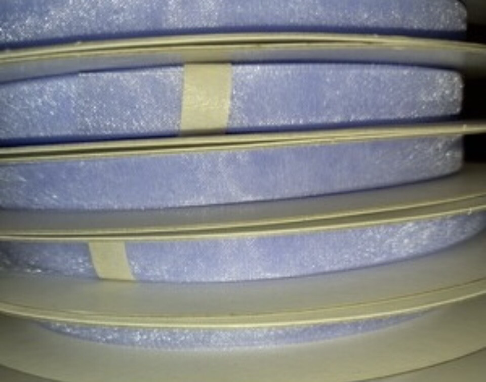 Lt. Blue 3/8" x 100 yds Luster Sheer 