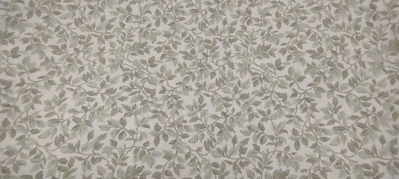 Green Vine Print Fabric