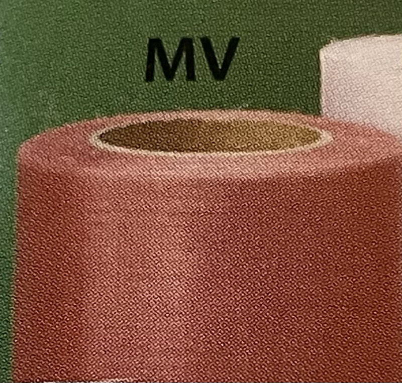 Mauve 6” Organza 25 Yds.