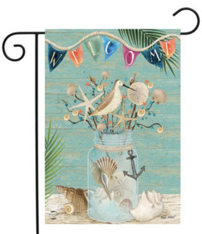 Beach Jar Garden Flag