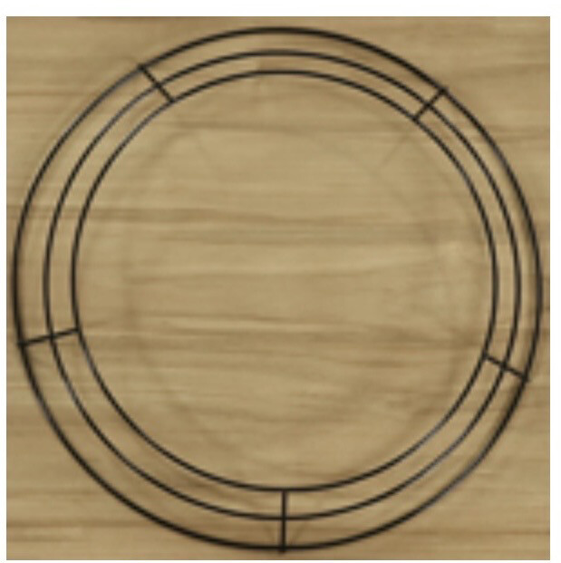 14” Three Ring Wreath Form