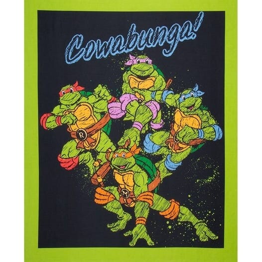 Cowabunga Ninja Turtles Panel by Springs Creative, 36" x 44"