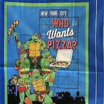 Who Wants Pizza Ninja Turtles Panel by Springs Creative, 36