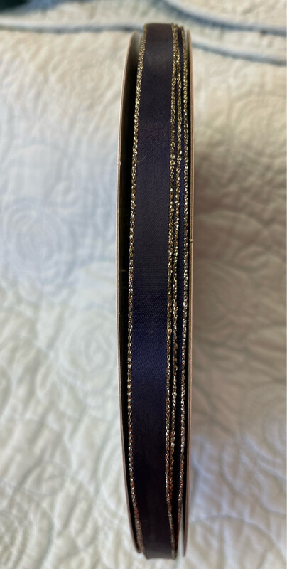 Navy Metallic Edge 3/8 X 100 Yds.