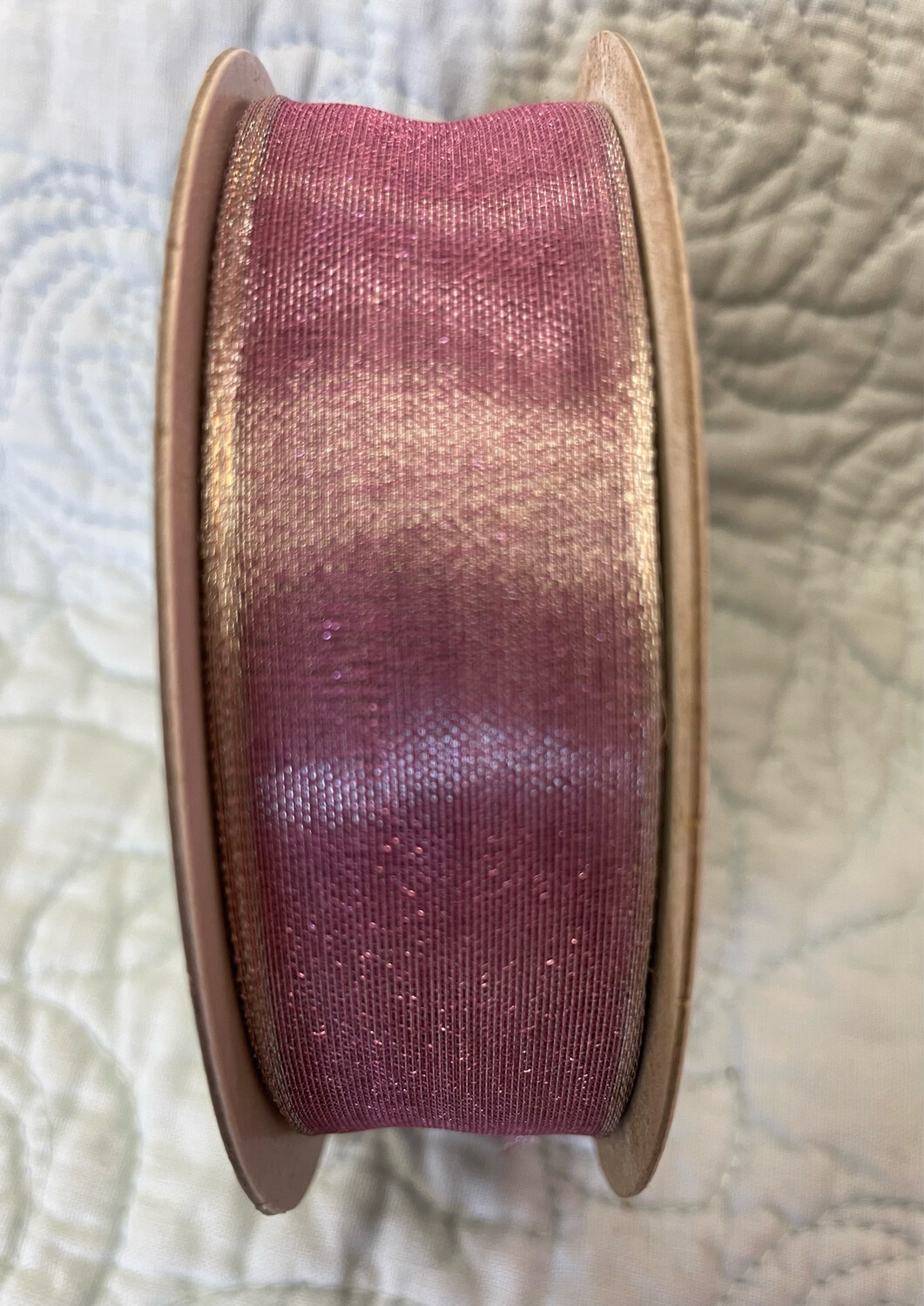 Plum Metallic Weave 1” X 25 Yds.