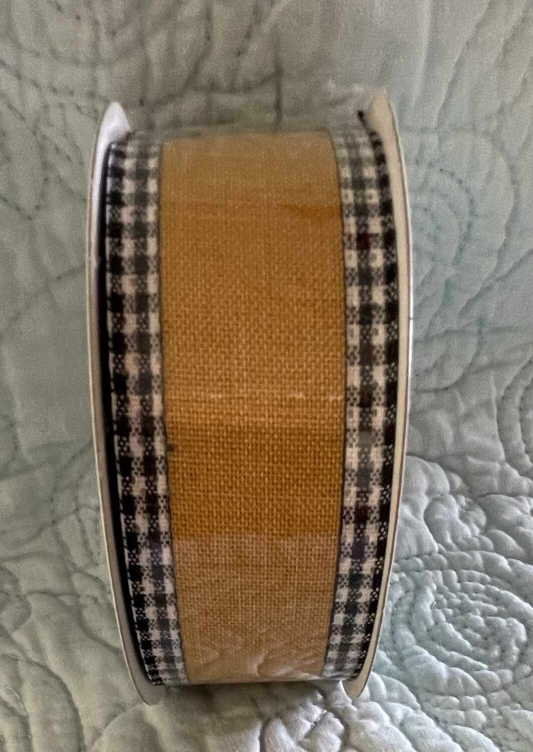 Mustard & Plaid 1.5 X 10 Yds. Wired