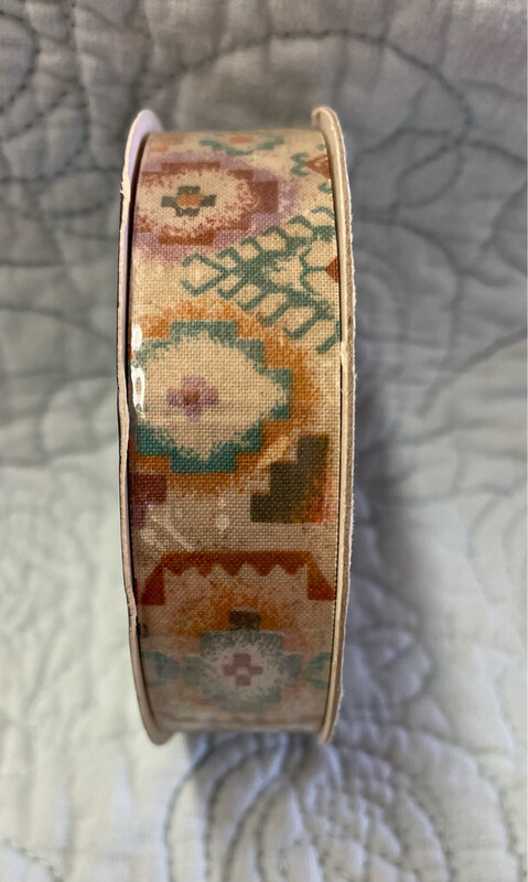 # 5 X 20 Cotton Ribbon ~ Tribal Unwired