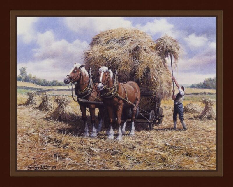 Making Hay Panel by MDG 36" x 45"
