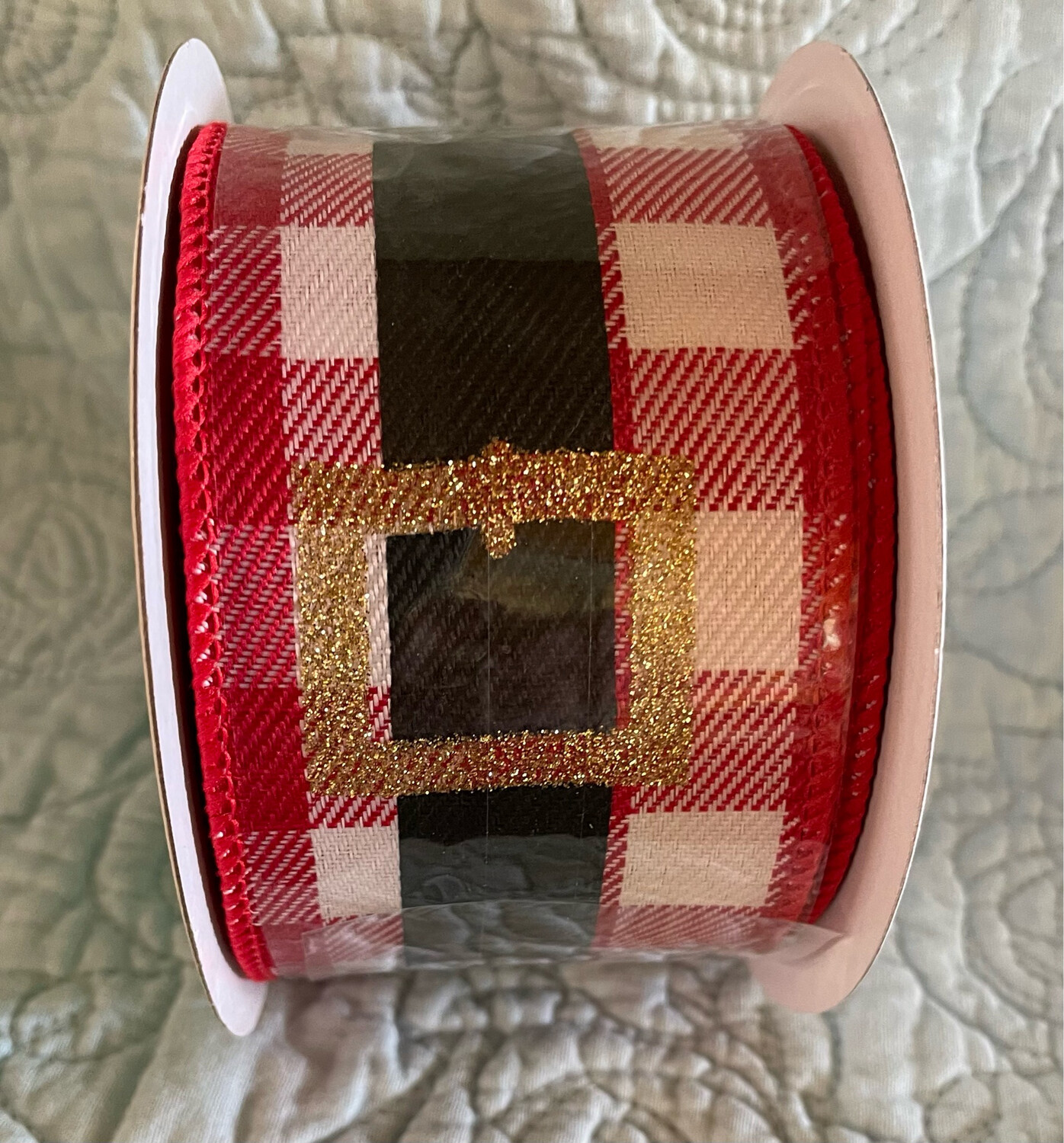 Santa Plaid 2.5 X 10 Yds. Wired