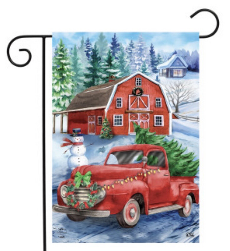 Picking Up The Tree Garden Flag