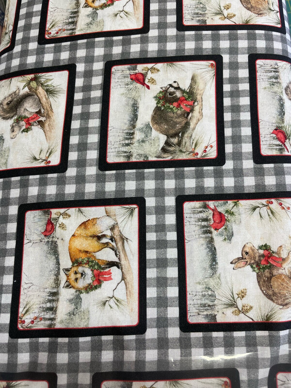 Forest Animal Plaid