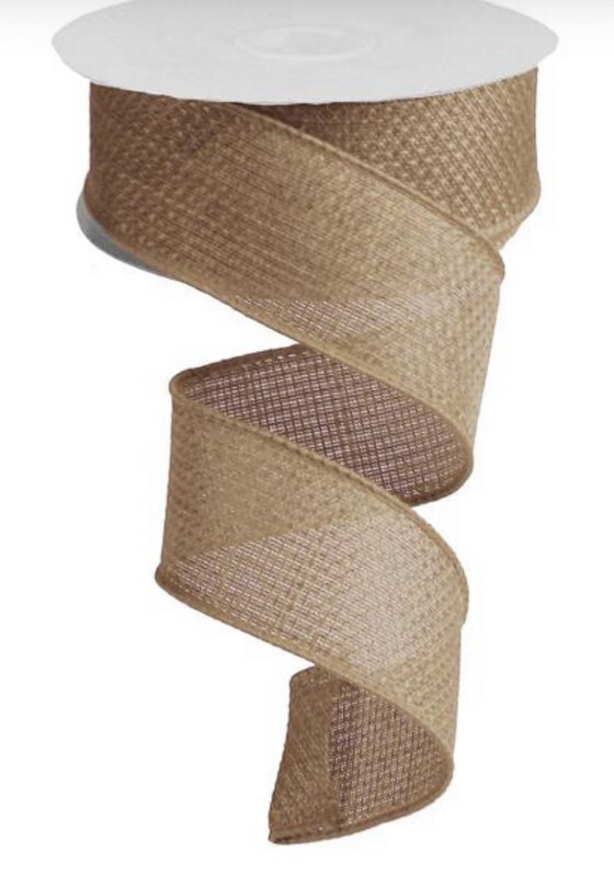 Beige Cross Royal 1.5” X 10 Yds.
