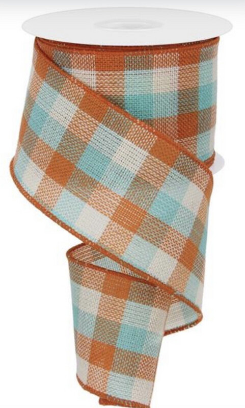Woven Check 2.5” X 10 Yds. Wired