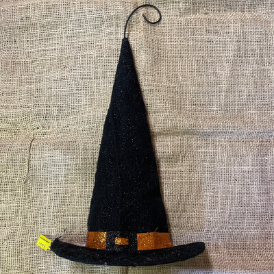 1/2 Witch Hat With Orange Ribbon