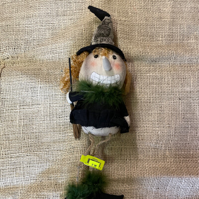 Witch Doll With Broom