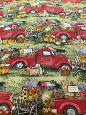 Harvest Truck By Susan Winget For Springs Creative
