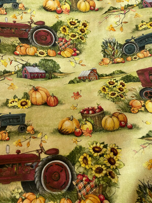 Harvest Tractor By Susan Wingate For Springs Creative