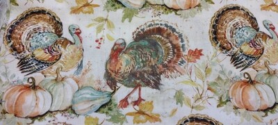 Turkeys and Pumpkins by Susan Winget for Springs Creative