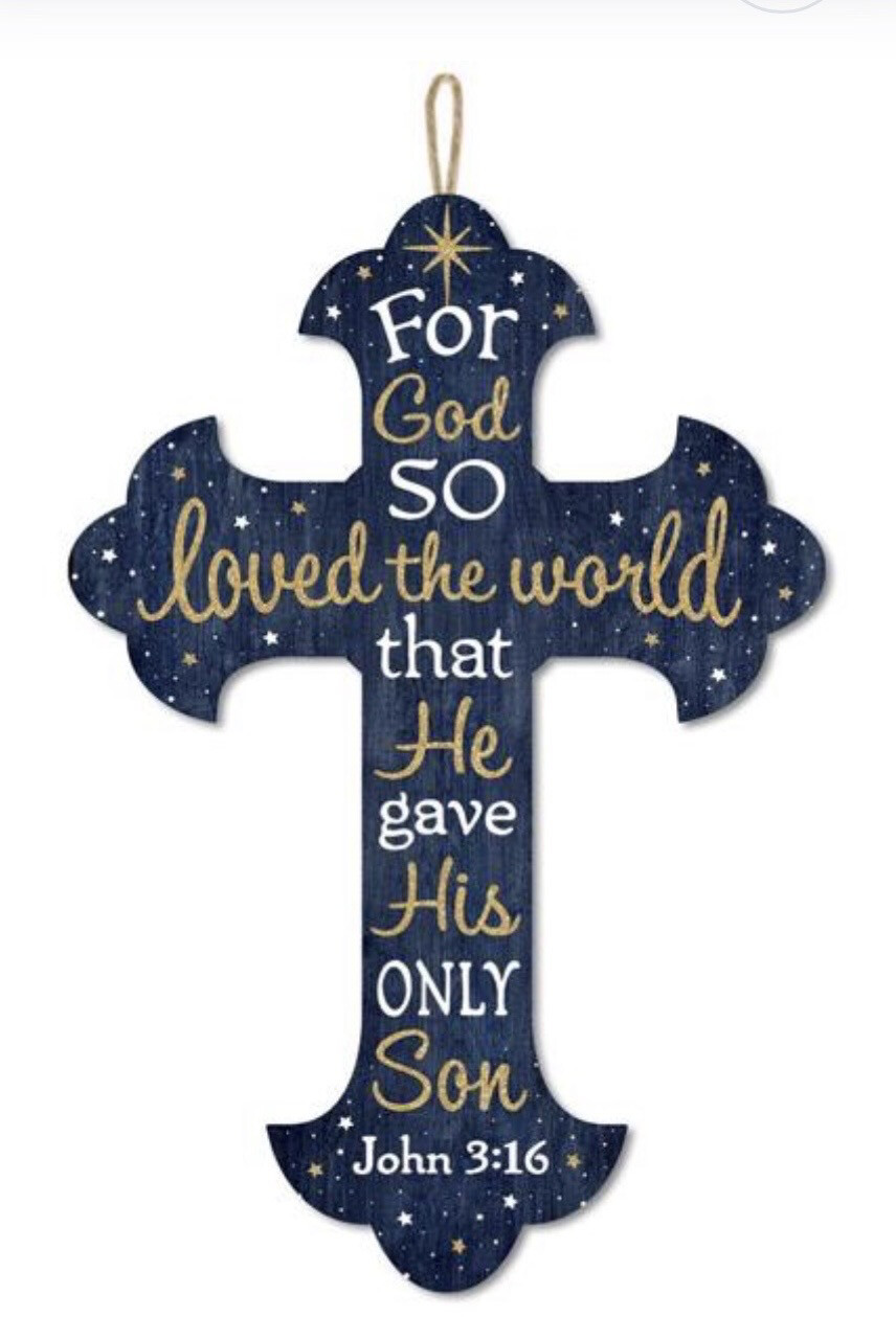John 3:16 Mdf Cross