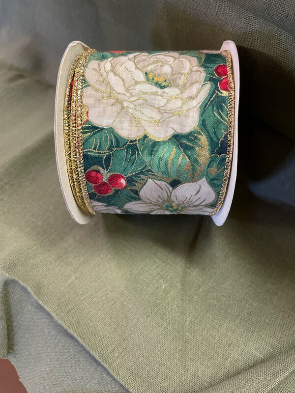 Vintage Floral 2.5 “ Wired