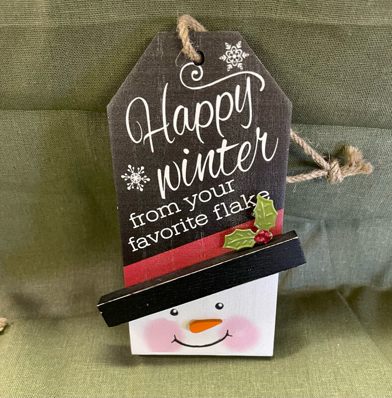 Happy Winter Ornament