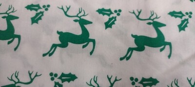 Reindeer Print Fabric