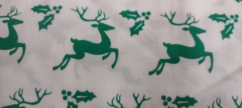 Reindeer Print Fabric