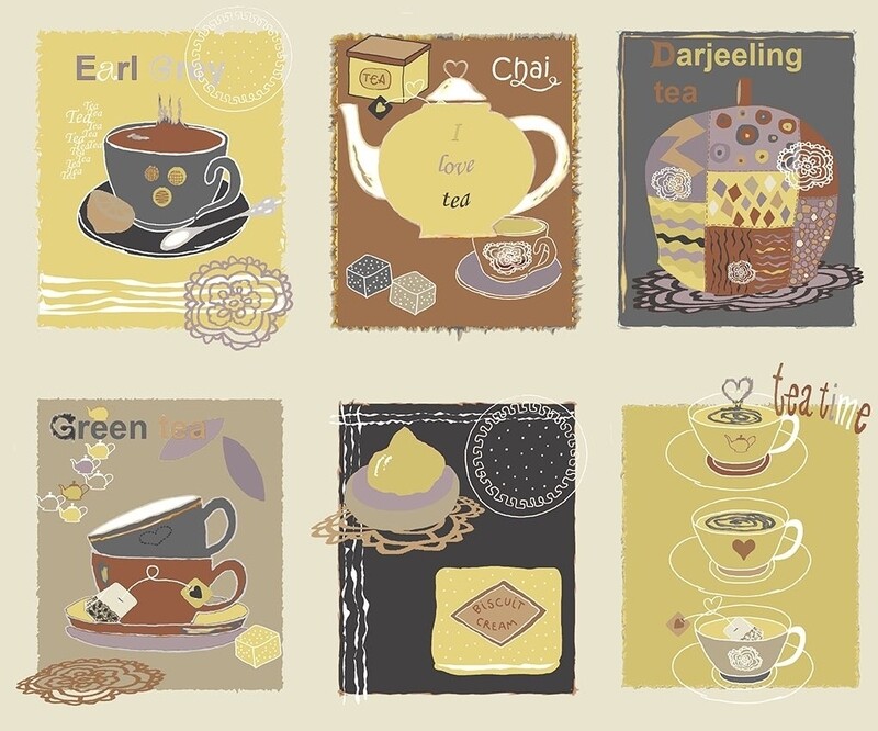 Five O'Clock Tea by Stof Fabrics