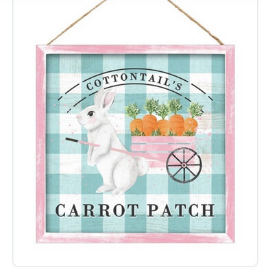 Carrot Patch Mdf Sign