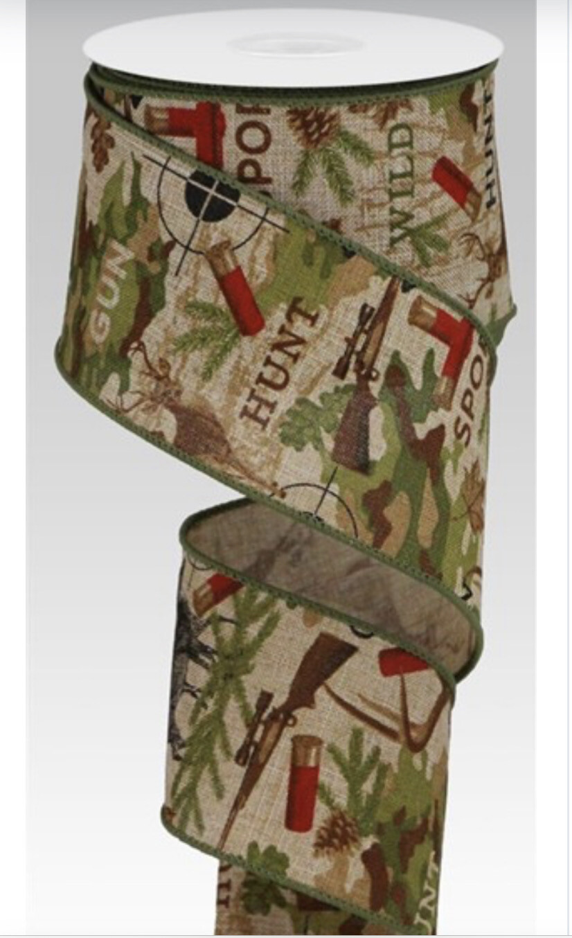 2.5"X10YD HUNTING ON ROYAL-Tan/Moss/Brown