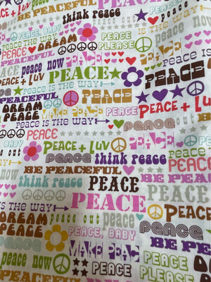Think Peace By Michael Miller Fabrics