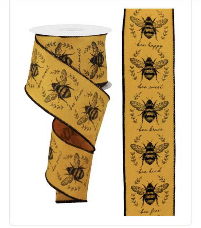 Honey Bee Diagonal 2.5 X 10 Yds. Wired